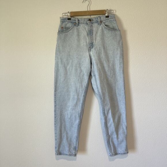 Vintage Levis 951 Jeans Womens 10 Short Tapered Relaxed Fit Distressed 90s - Picture 1 of 16